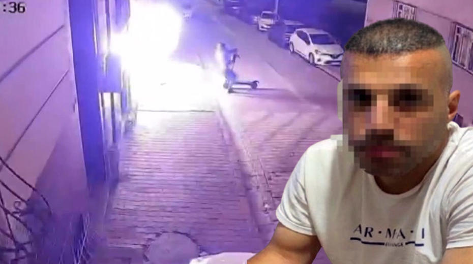 Eski Eşine Ait Evi Yanan Şüpheli Scooter ile Kaçtı