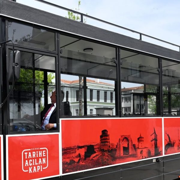 Turist treni Edirne’ye tarihi yolculukta turistleri taşıyacak