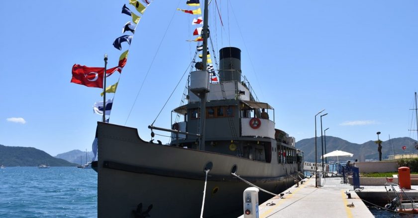 TCG Nusret Müze Gemisi Marmaris’te Ziyarete Açıldı