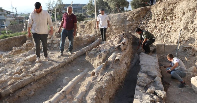 Antiochea Antik Kenti’ne su taşıyan 12 boru bulundu