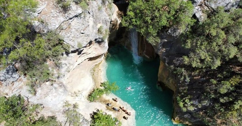 Antalya’daki Gümüşdamla kanyonu doğa tutkunlarının rotasında