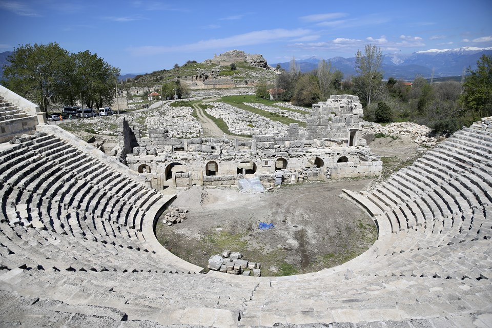 Antik TLOS Şehri Tiyatrosu restore ediliyor: Bu yıl açılması bekleniyor - 2
