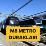 M8 Bostancı-Parseller Metro Durakları ve Seferleri