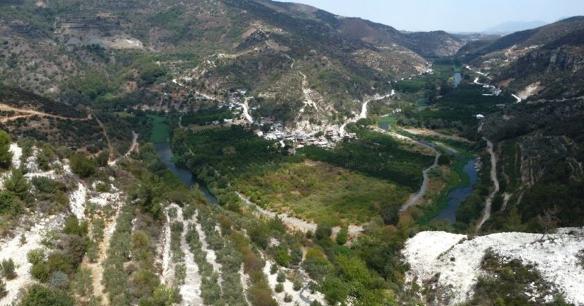 Hatay’ın saklı cenneti drone ile havadan görüntülendi
