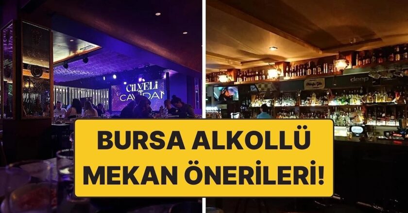 Bursa’da Eğlencenin Adresi: Alkollü Mekanlar!